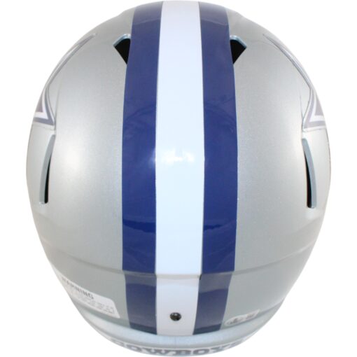Tony Dorsett Autographed/Signed Dallas Cowboys F/S Helmet Beckett Witness 51797