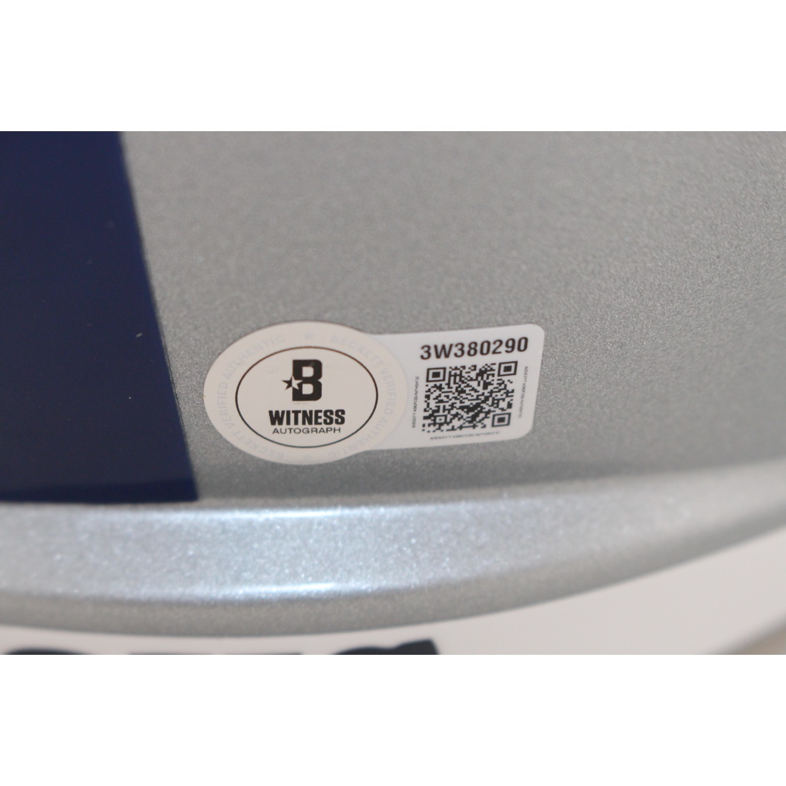 Tony Dorsett Autographed/Signed Dallas Cowboys F/S Helmet Beckett Witness 51797 4 Tony Dorsett Autographed/Signed Dallas Cowboys F/S Helmet Beckett Witness 51797