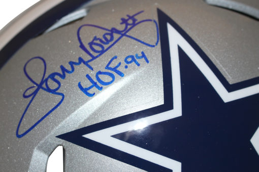 Tony Dorsett Signed Dallas Cowboys Authentic Speed Helmet HOF Beckett