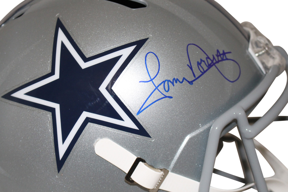 Tony Dorsett Autographed/Signed Dallas Cowboys F/S Speed Helmet BAS 28360