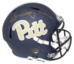 Tony Dorsett Signed Pittsburgh Panthers Speed Replica Helmet Heisman BAS 25668