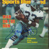 Tony Dorsett Signed Dallas Cowboys Sports Illustrated Magazine HOF JSA 24899