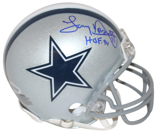 Tony Dorsett Autographed/Signed Dallas Cowboys Mini Helmet HOF BAS 27167