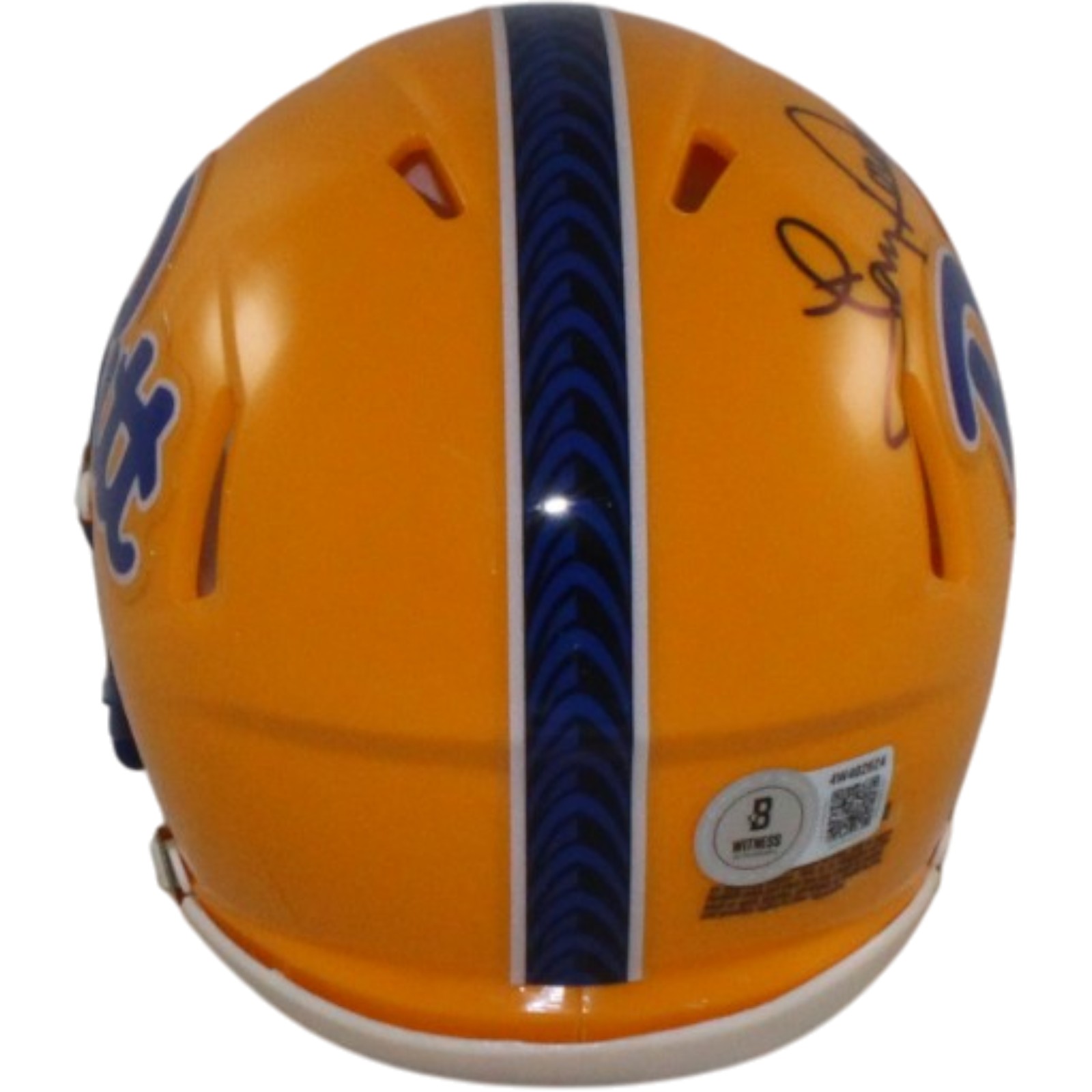 Tony Dorsett Autographed Pittsburgh Panthers Gold Mini Helmet Beckett 56475 3 Tony Dorsett Autographed Pittsburgh Panthers Gold Mini Helmet Beckett 56475