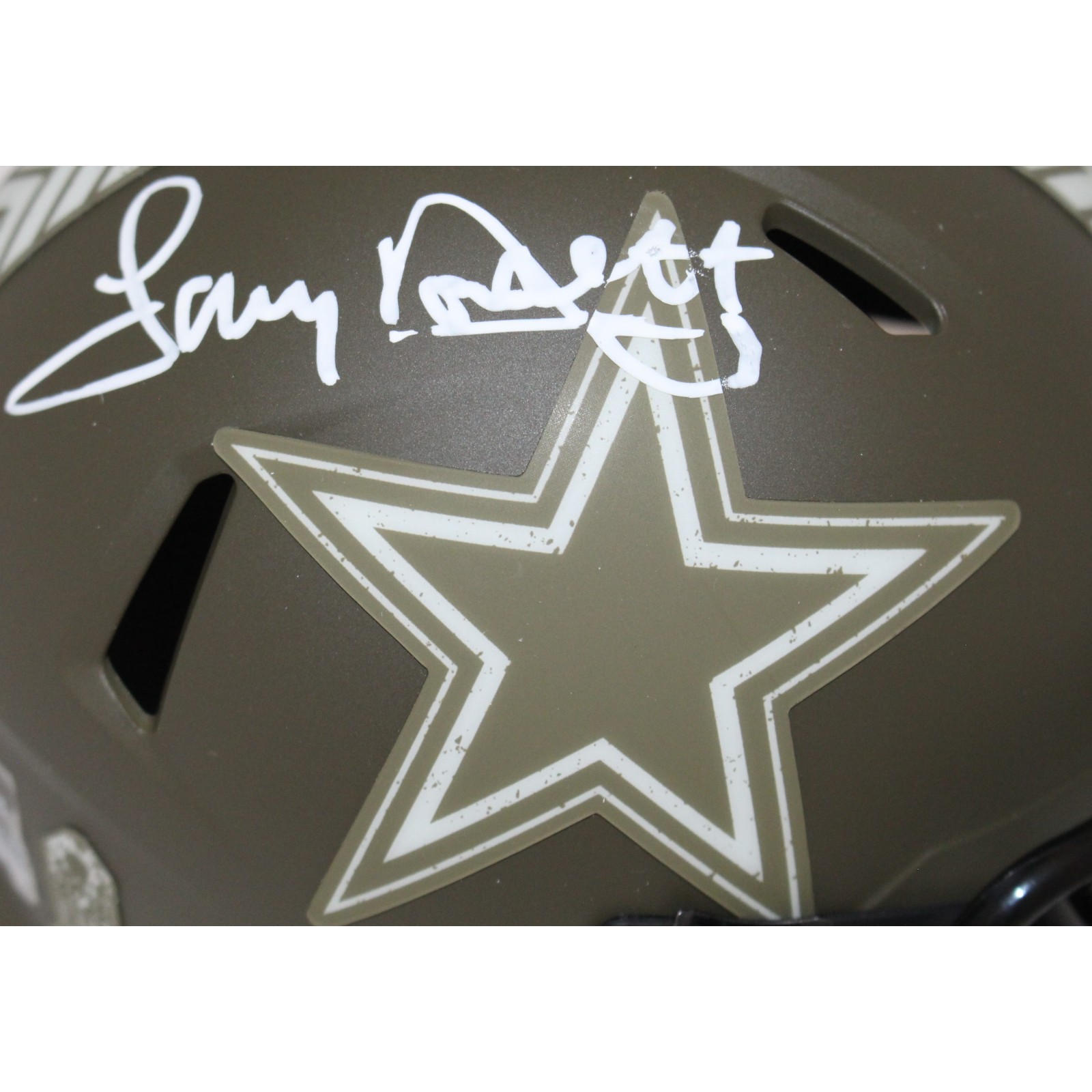 Tony Dorsett Signed Dallas Cowboys Salute 22 Mini Helmet Beckett