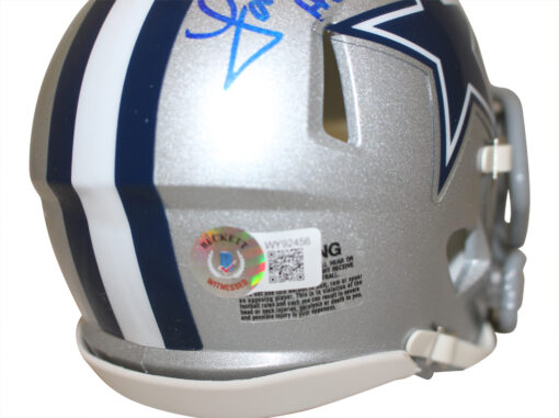Tony Dorsett Signed Dallas Cowboys Mini Helmet Beckett 38880