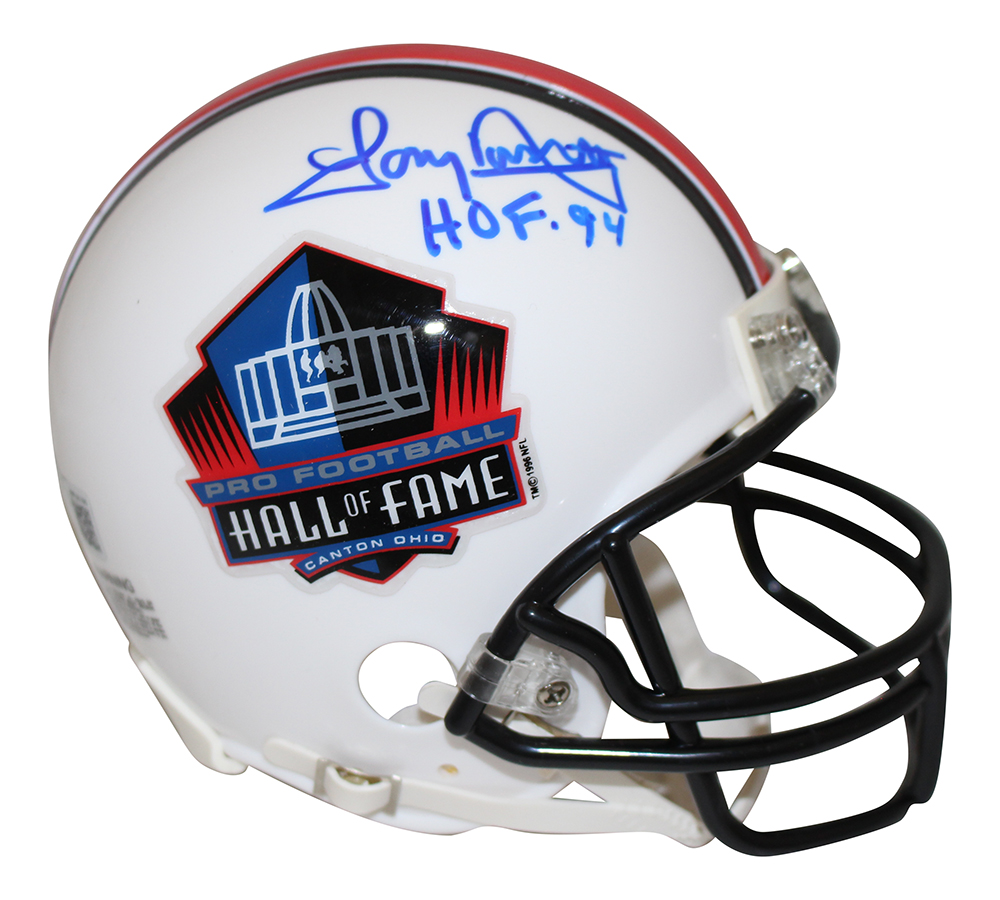 Tony Dorsett Autographed Hall Of Fame VSR4 Mini Helmet HOF Beckett