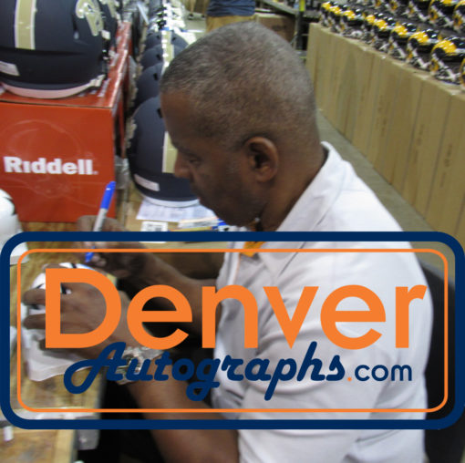 Tony Dorsett Autographed/Signed Dallas Cowboys Mini Helmet BAS 25669