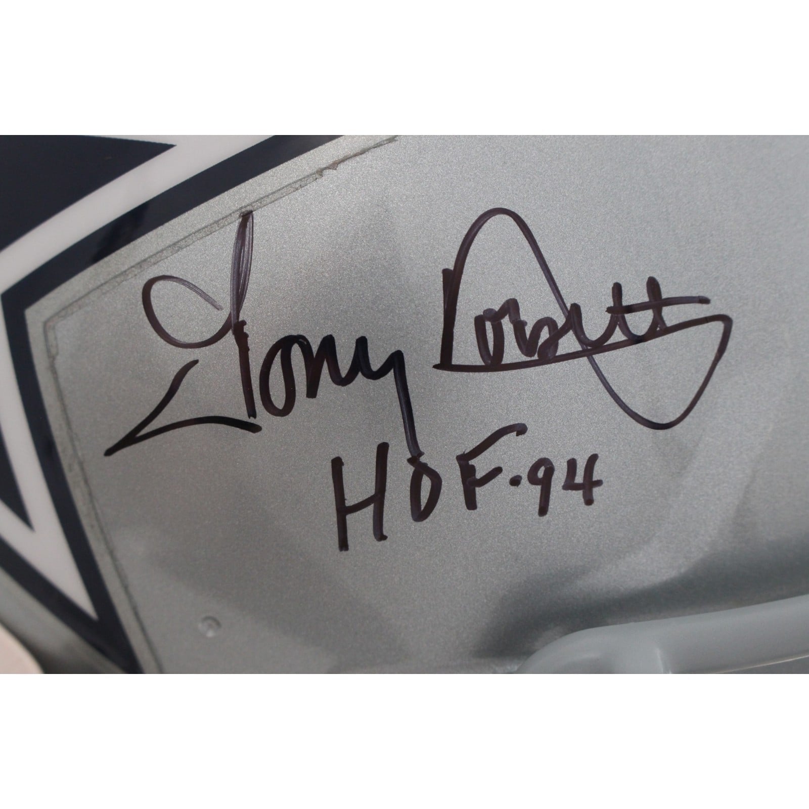 Roger Staubach Tony Dorsett Autographed Dallas Cowboys Pro Helmet Beckett 58237 2 Roger Staubach Tony Dorsett Autographed Dallas Cowboys Pro Helmet Beckett 58237