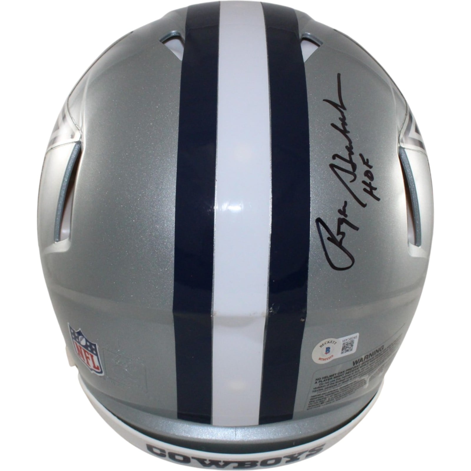 Roger Staubach Tony Dorsett Autographed Dallas Cowboys Pro Helmet Beckett 58237 4 Roger Staubach Tony Dorsett Autographed Dallas Cowboys Pro Helmet Beckett 58237