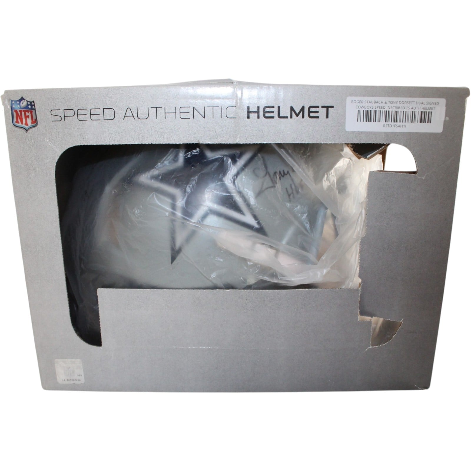 Roger Staubach Tony Dorsett Autographed Dallas Cowboys Pro Helmet Beckett 58237 7 Roger Staubach Tony Dorsett Autographed Dallas Cowboys Pro Helmet Beckett 58237