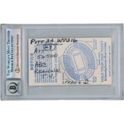 Tony Dorsett Autographed 11/13/76 Ticket Stub Heisman Slabbed Beckett 50634