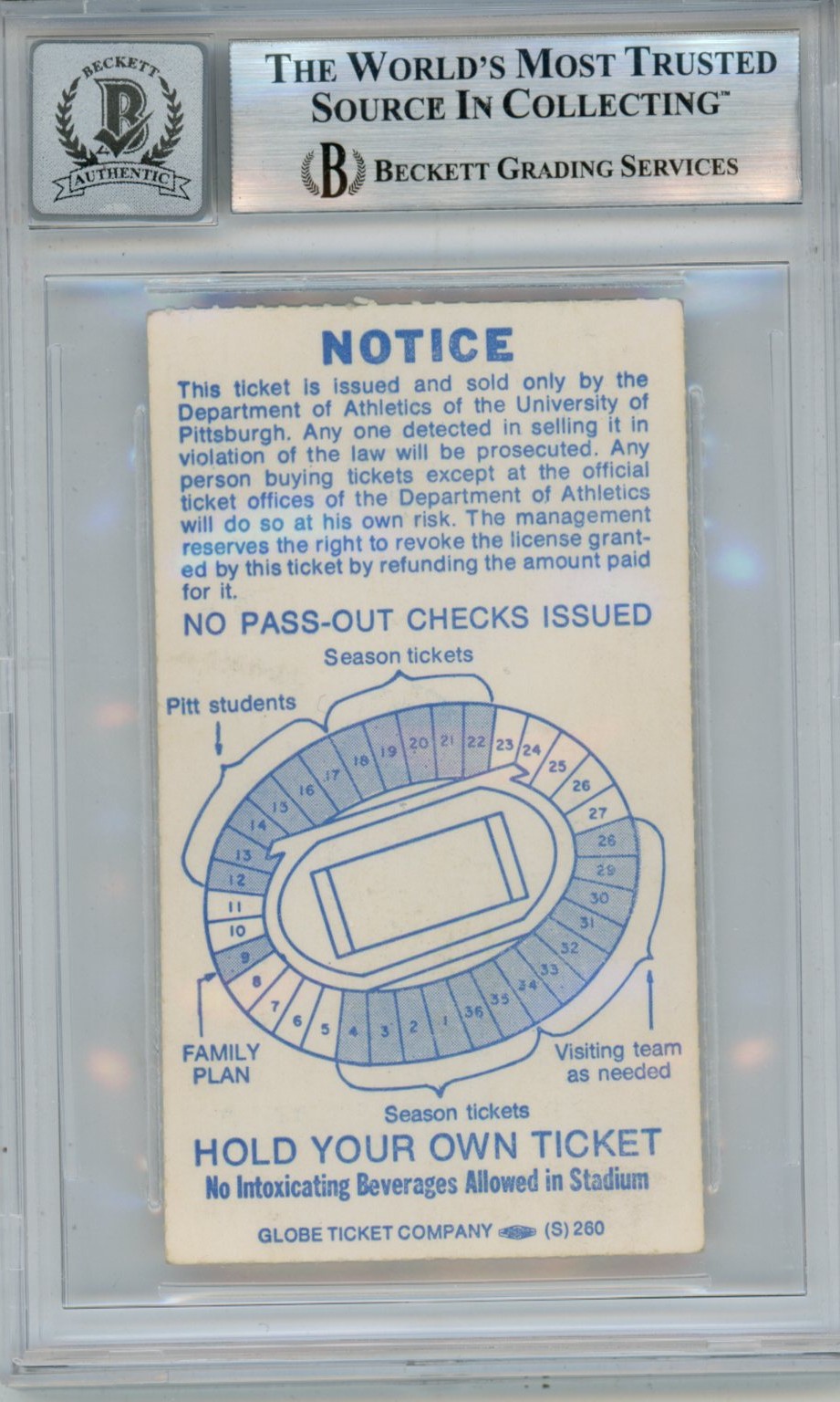 Tony Dorsett Signed Pittsburgh Panthers Heisman 10auto Ticket Slab Beckett 57044 2 Tony Dorsett Signed Pittsburgh Panthers Heisman 10auto Ticket Slab Beckett 57044