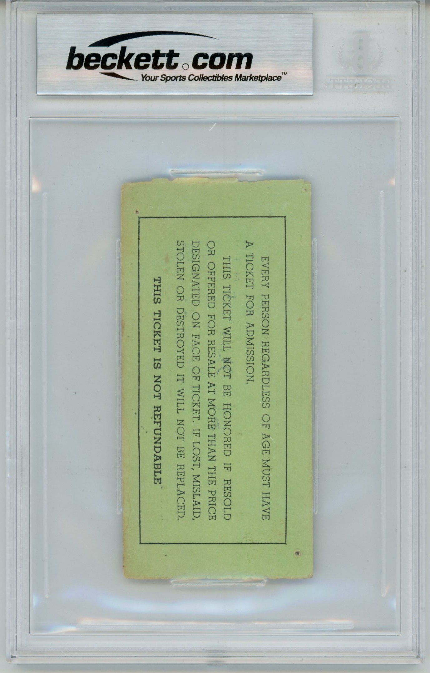 Tony Dorsett Signed Pittsburgh Panthers 1976 Heisman Ticket Slab Beckett 57055 2 Tony Dorsett Signed Pittsburgh Panthers 1976 Heisman Ticket Slab Beckett 57055