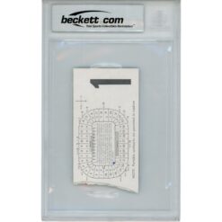 Tony Dorsett Autographed 1976 Pitt vs. ND Ticket Stub Heisman Beckett 45941