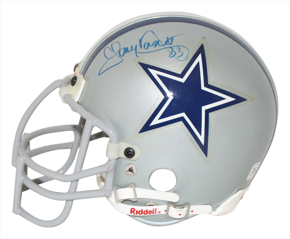 Tony Dorsett & Randy White Signed Cowboys Authentic Mini Helmet BAS 32642