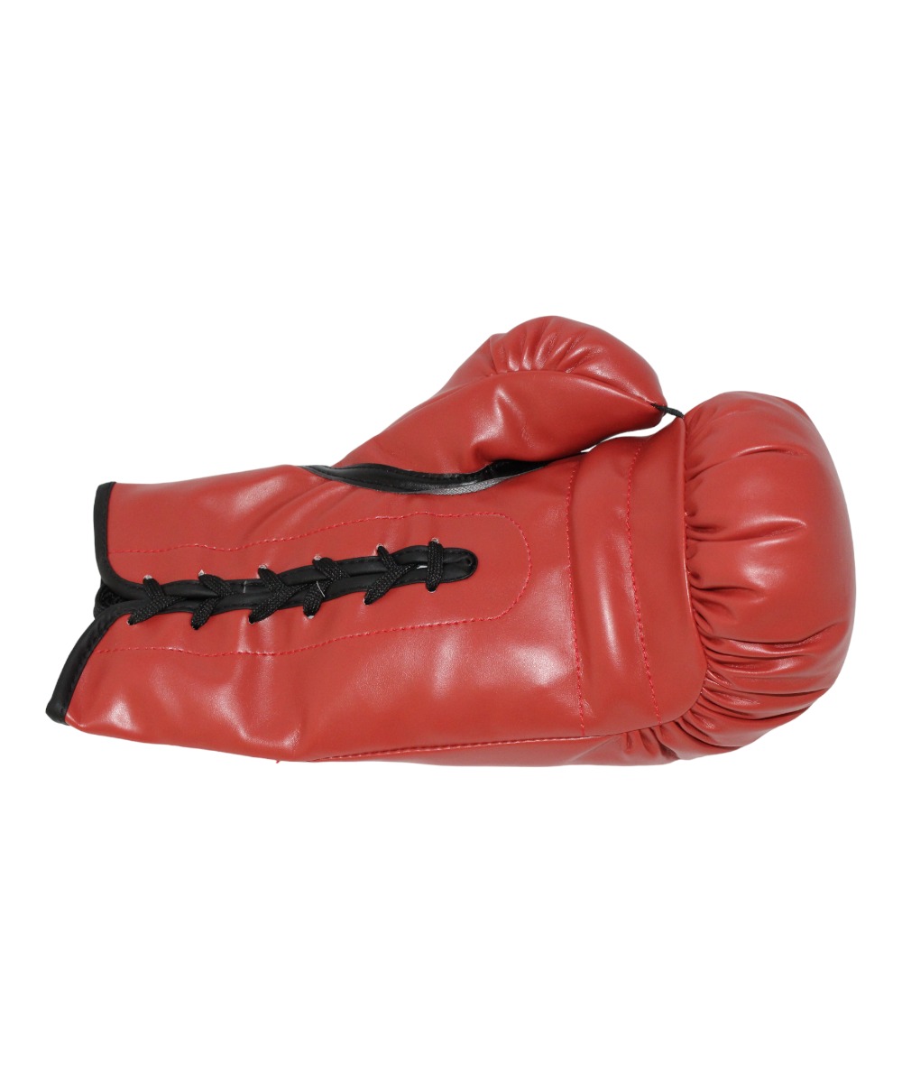 Buster Douglas Autographed/Signed Red Left Boxing Glove Insc. Beckett