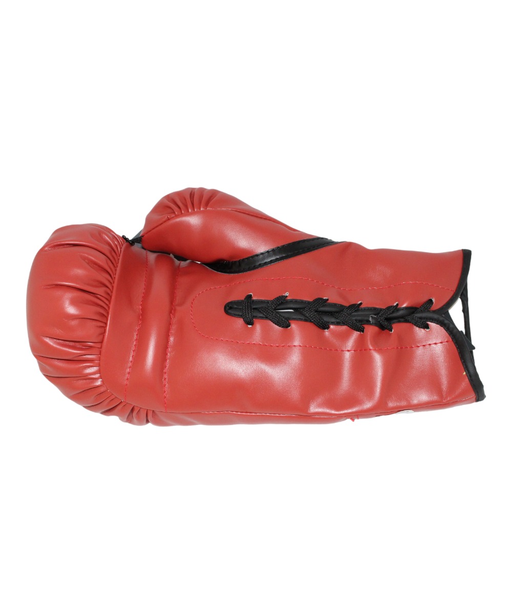 Buster Douglas Autographed/Signed Red Right Boxing Glove Insc. Beckett