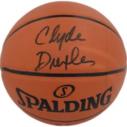 Clyde Drexler Signed Portland Trailblazers Basketball JSA 46408