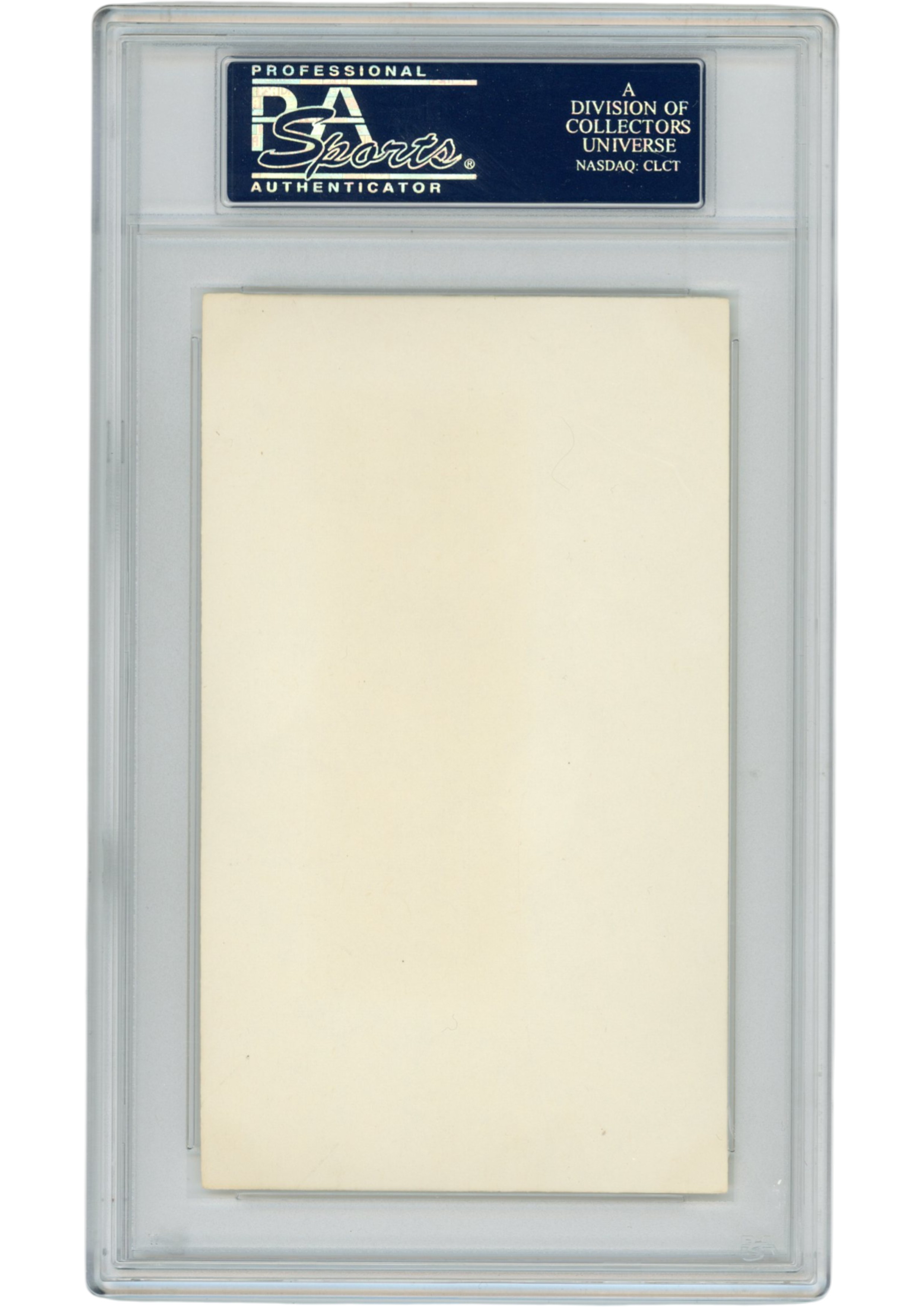 Paddy Driscoll Autographed/Signed Chicago Bears Index Card Slabbed PSA 54920