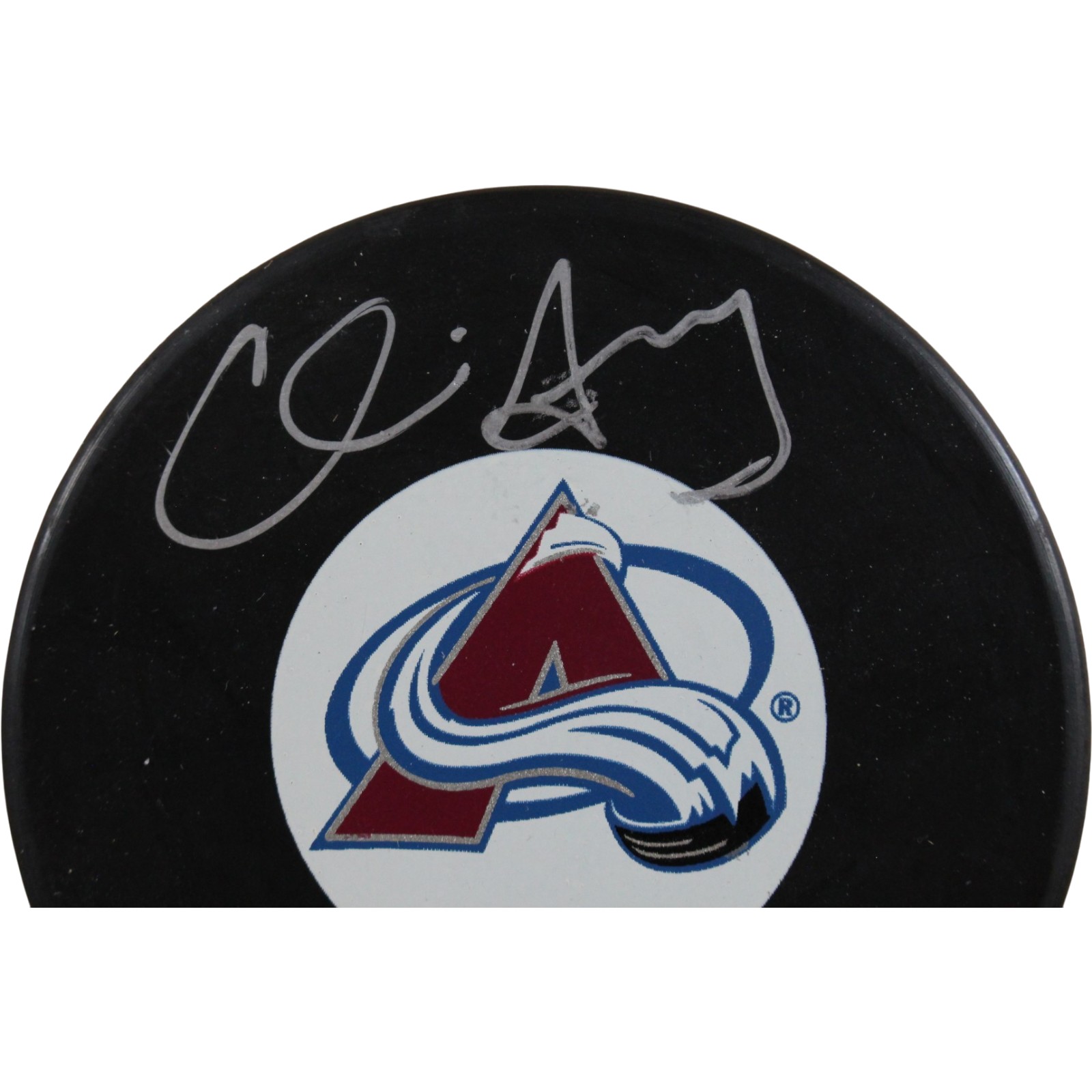 Chris Drury Autographed/Signed Colorado Avalanche Logo Puck Beckett 56515 2 Chris Drury Autographed/Signed Colorado Avalanche Logo Puck Beckett 56515