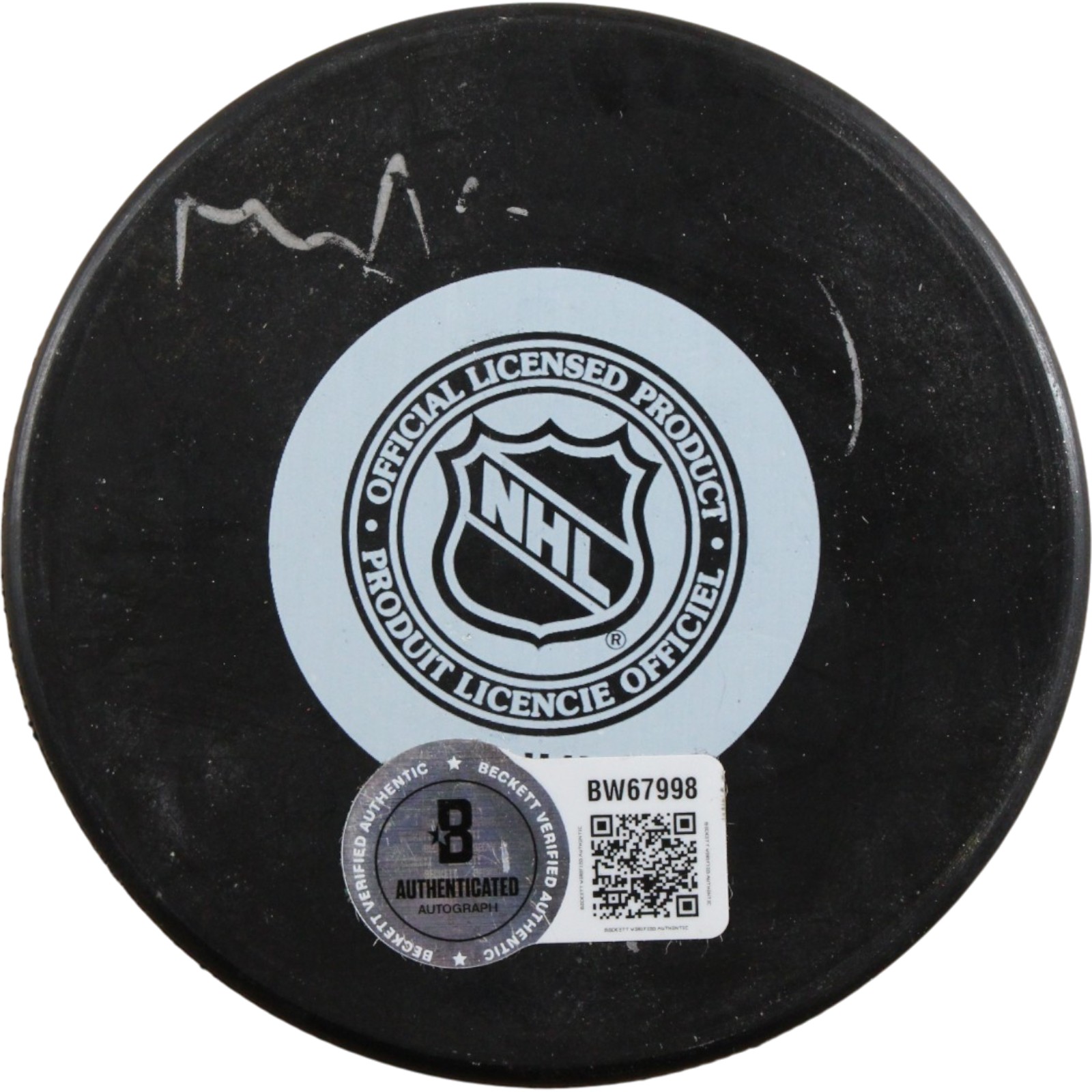 Chris Drury Autographed/Signed Colorado Avalanche Logo Puck Beckett 56515 3 Chris Drury Autographed/Signed Colorado Avalanche Logo Puck Beckett 56515