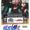 Matt Duffy Autographed/Signed San Francisco Giants Ticket 1st MLB HR JSA 24743