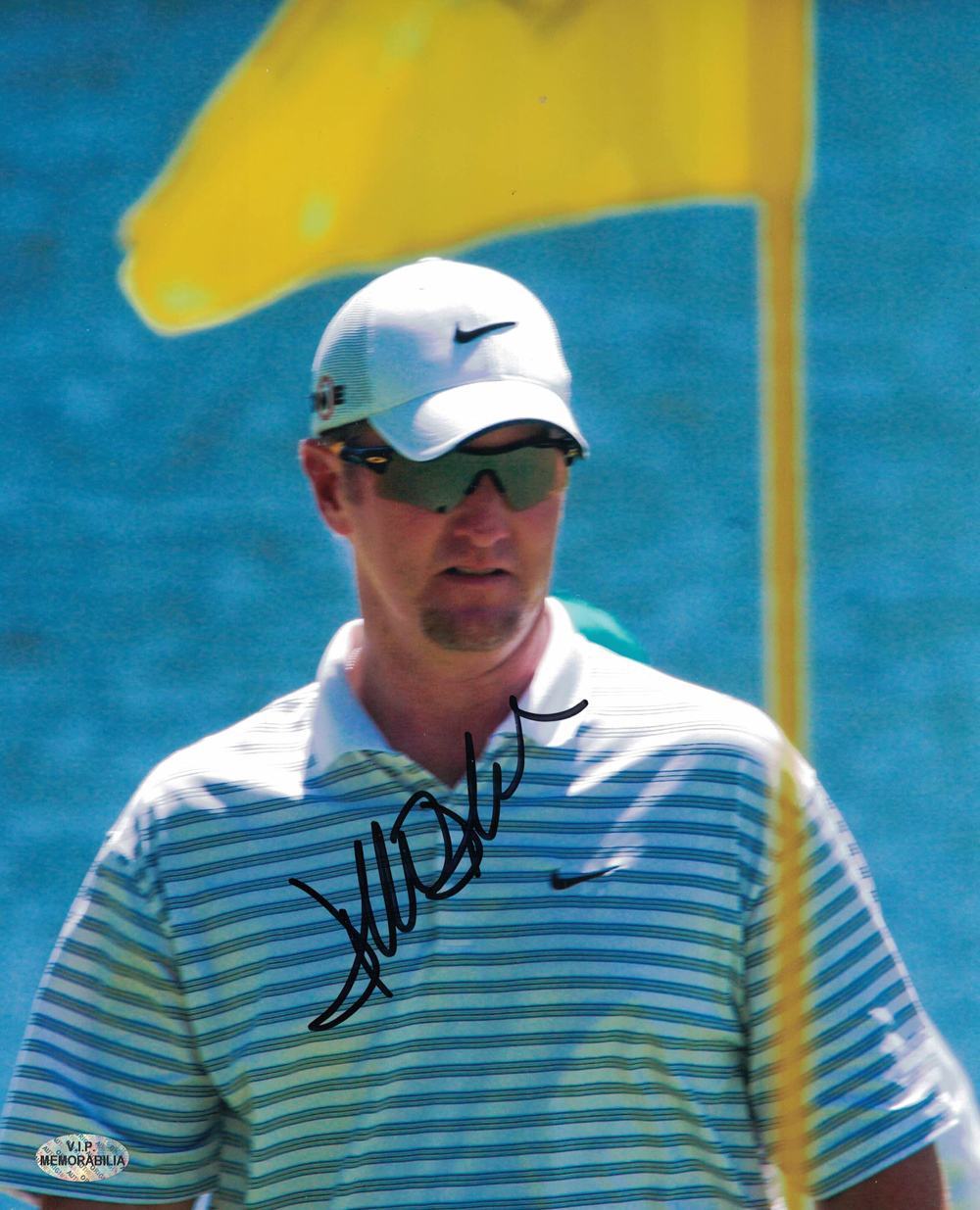 David Duval Autographed/Signed PGA Tour Golf 8x10 Photo 30284