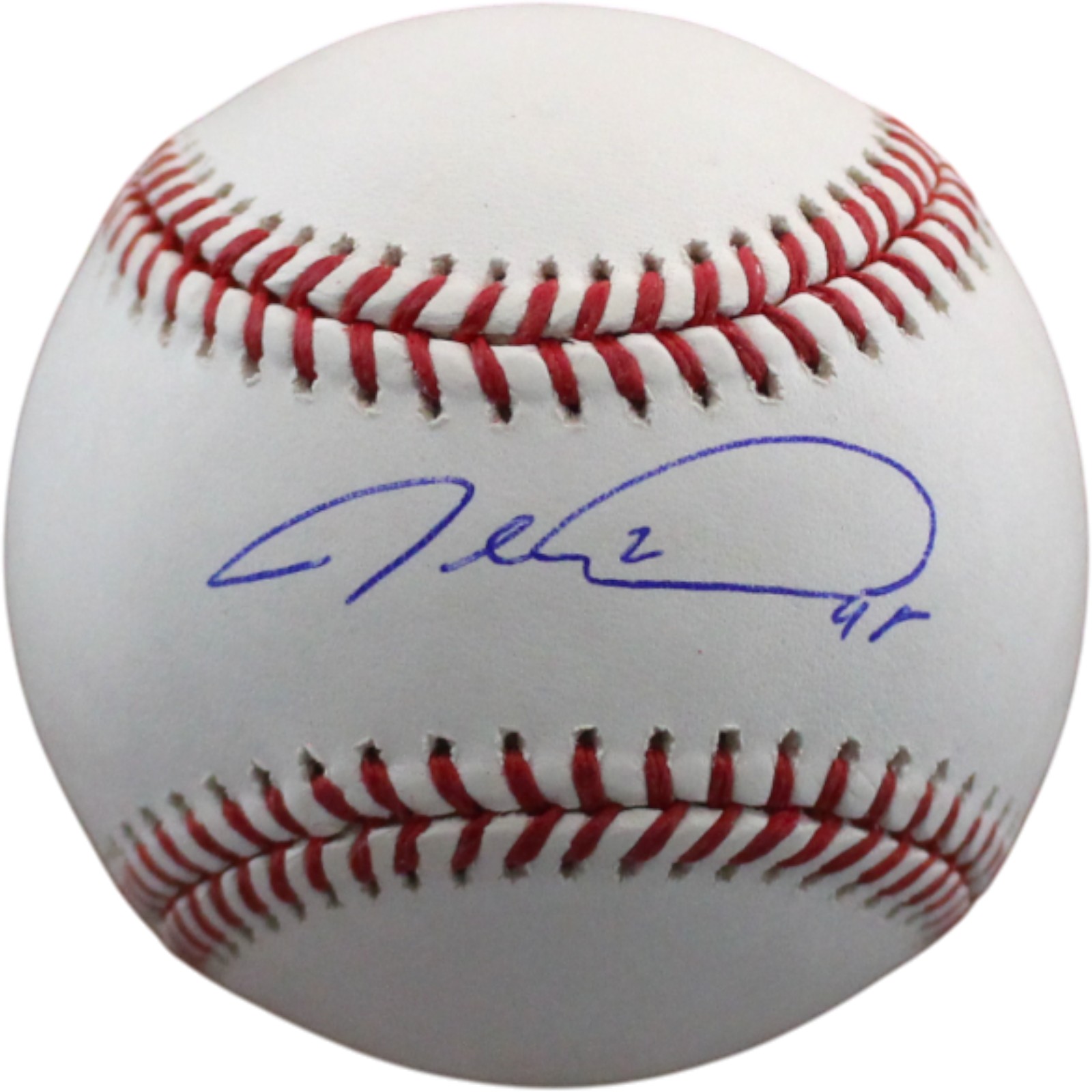 Jacob DeGrom Autographed/Signed Texas Rangers OML Baseball Fanatics 54500