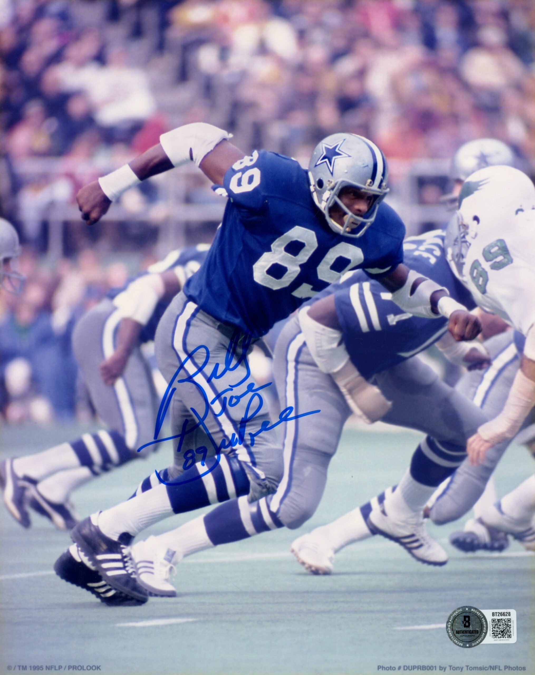 Billy DuPree Autographed Dallas Cowboys 8x10 Photo Beckett 56752 1 Billy DuPree Autographed Dallas Cowboys 8x10 Photo Beckett 56752