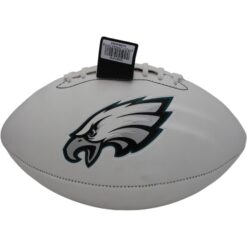 Philadelphia Eagles Unautographed White Logo Football 45879