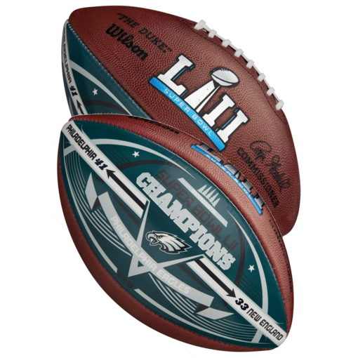 Philadelphia Eagles Official Commemorative Super Bowl LII Wilson Football 26658