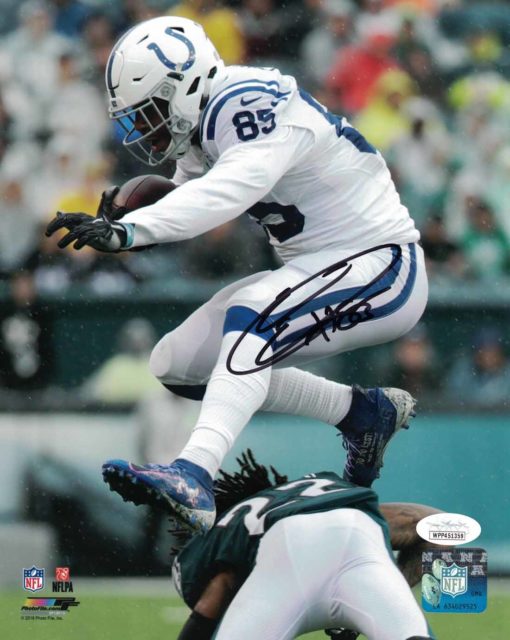 Eric Ebron Autographed/Signed Indianapolis Colts 8x10 Photo JSA PF 24016