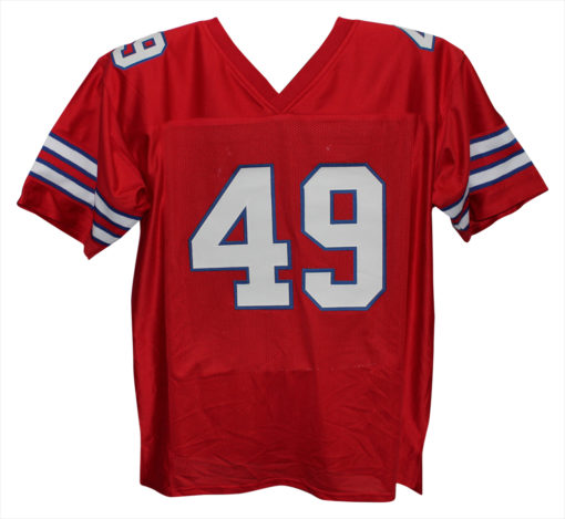 Tremaine Edmunds Autographed/Signed Pro Style Red XL Jersey Beckett