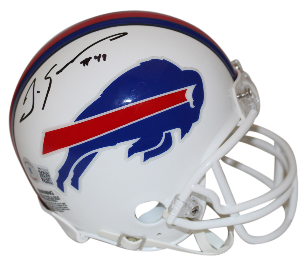 Tremaine Edmunds Signed Buffalo Bills 2021 VSR4 Mini Helmet Beckett