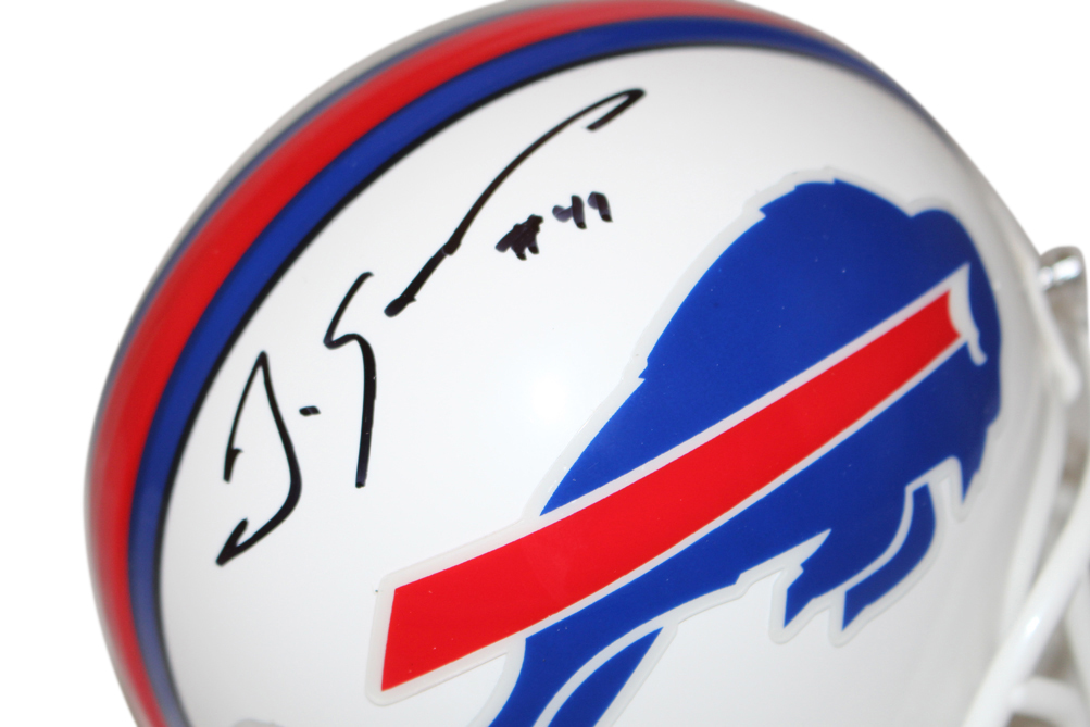 Tremaine Edmunds Signed Buffalo Bills 2021 VSR4 Mini Helmet Beckett