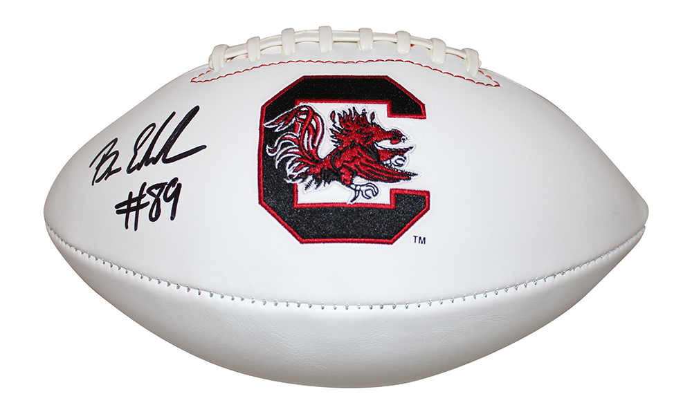 Bryan Edwards Autographed South Carolina Gamecocks Logo Football BAS 28041