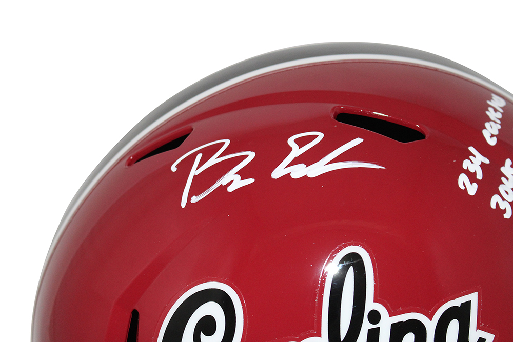 Bryan Edwards Signed South Carolina Gamecocks F/S Helmet 3 Insc Beckett