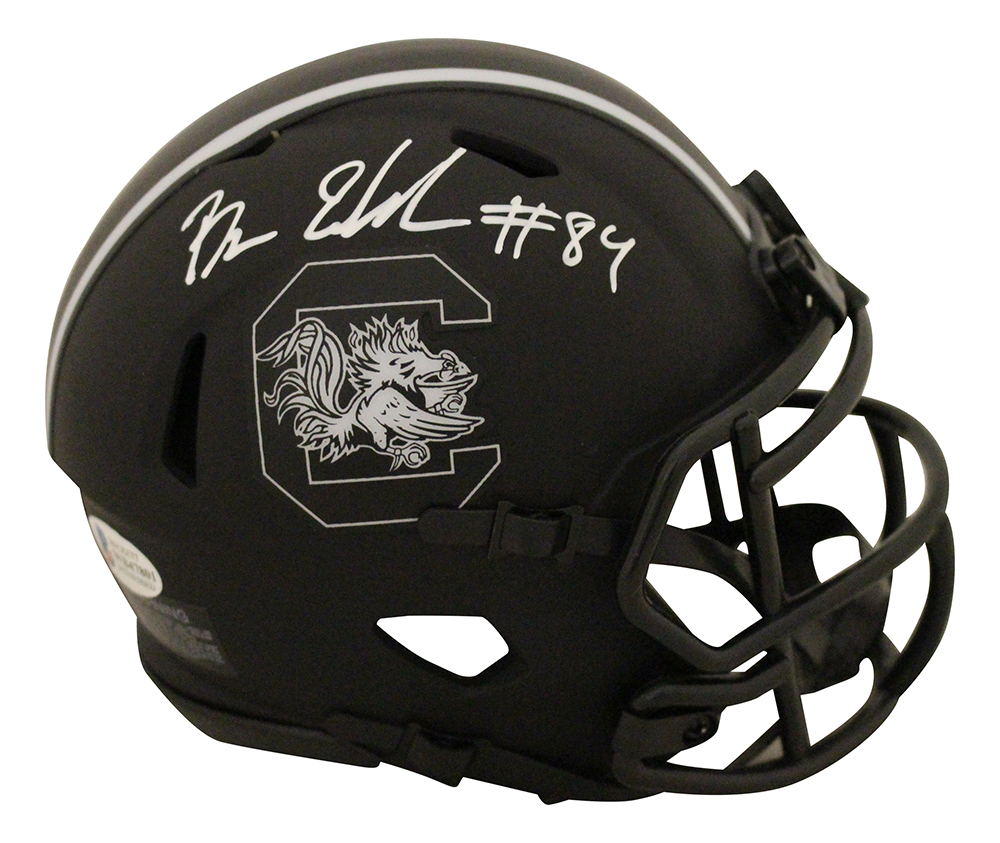 Bryan Edwards Signed South Carolina Gamecocks Eclipse Mini Helmet BAS 28038