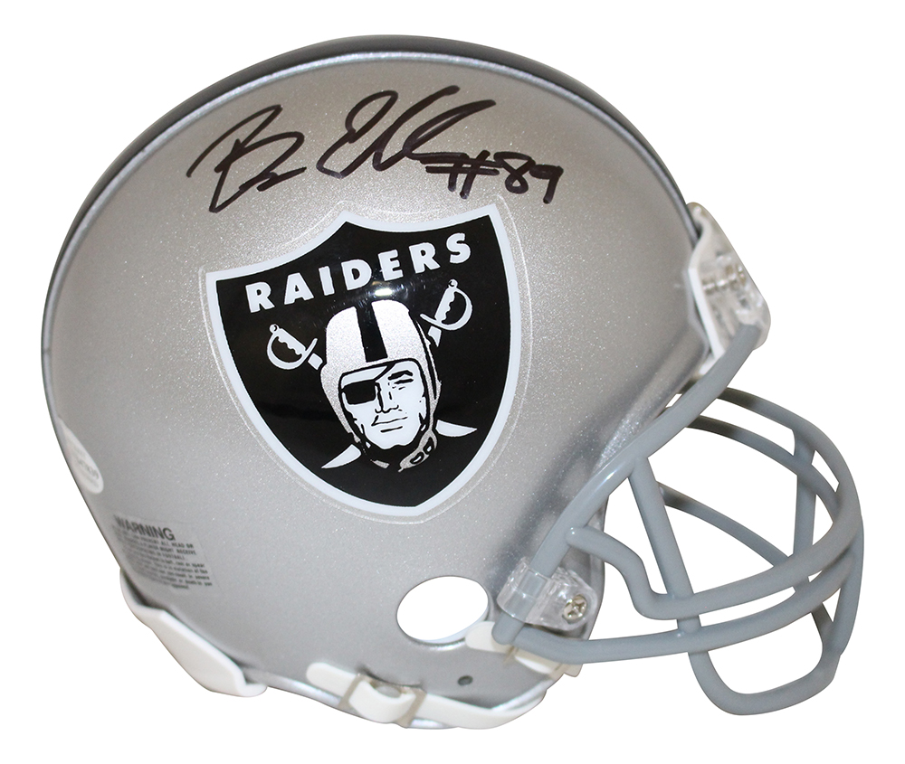 Bryan Edwards Autographed/Signed Las Vegas Raiders Mini Helmet BAS 28040