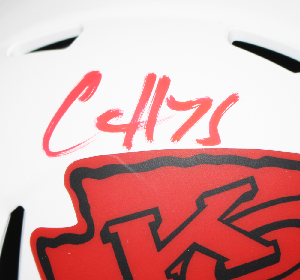 Clyde Edwards-Helaire Signed Kansas City Chiefs Lunar Mini Helmet BAS