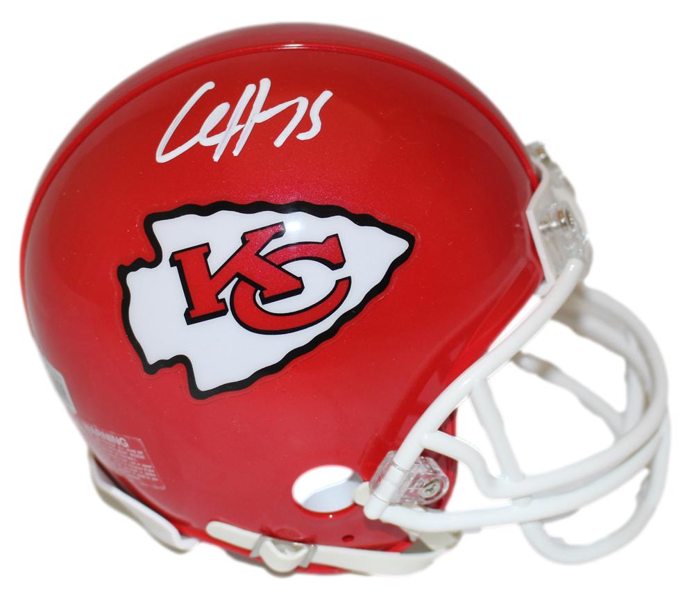 Clyde Edwards-Helaire Signed Kansas City Chiefs VSR4 Mini Helmet BAS