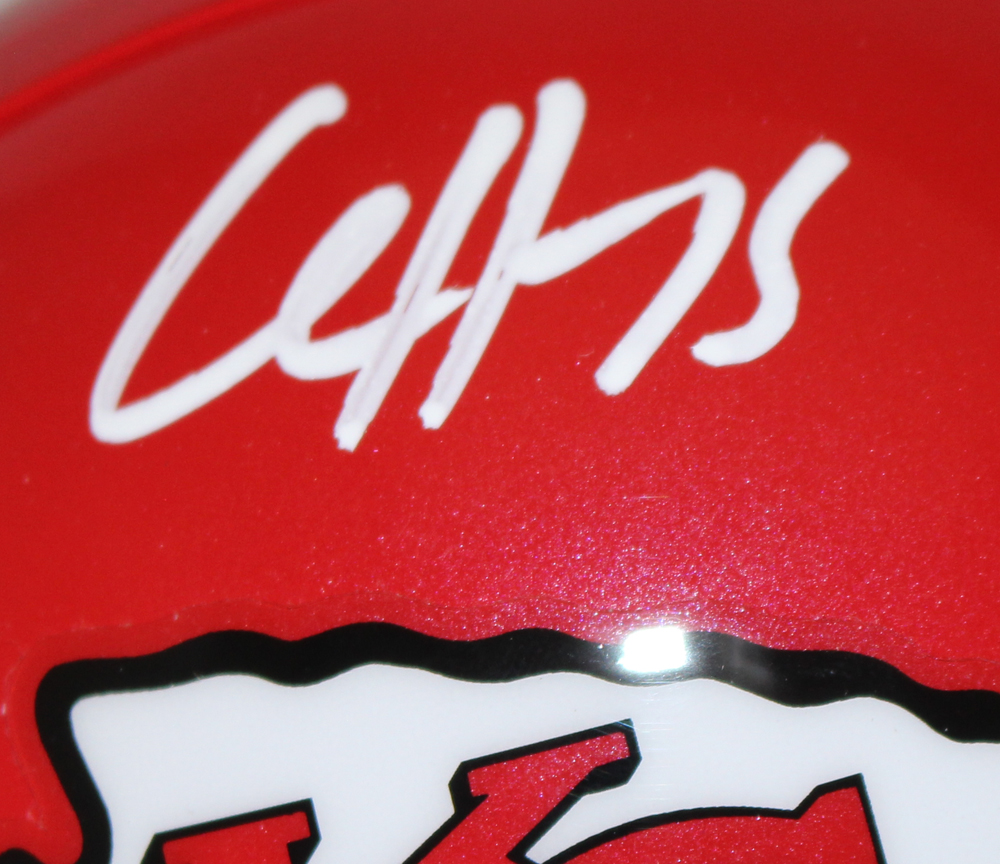Clyde Edwards-Helaire Signed Kansas City Chiefs VSR4 Mini Helmet BAS