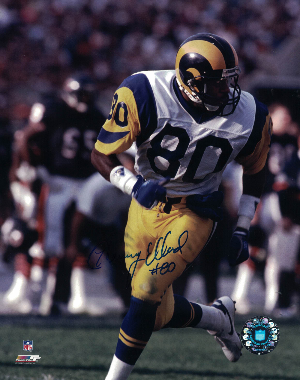 Henry Ellard Autographed/Signed Los Angeles Rams 8x10 Photo 27824