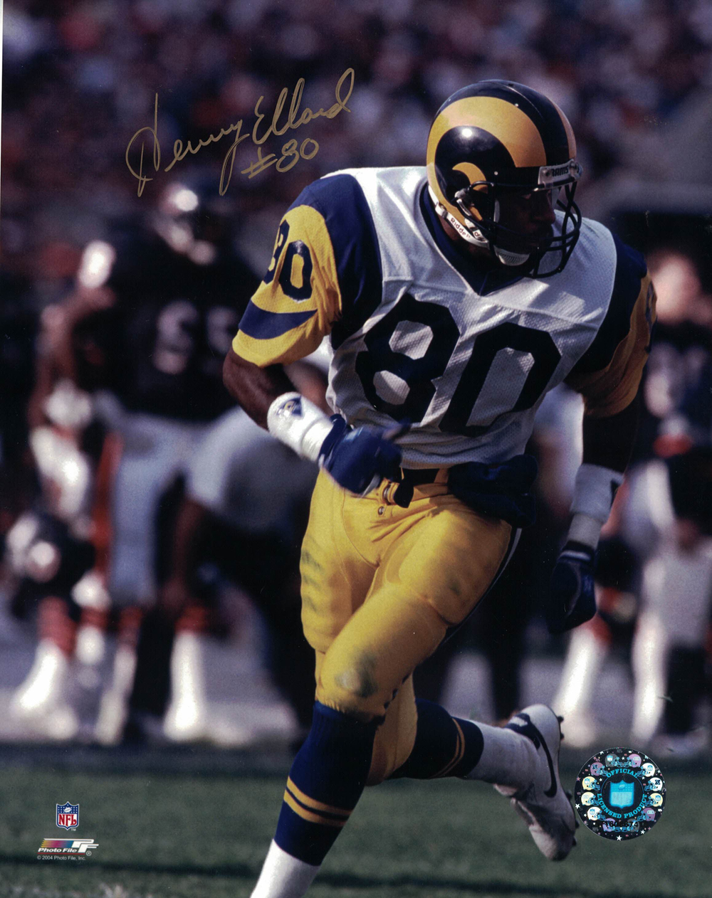 Henry Ellard Autographed/Signed Los Angeles Rams 8x10 Photo 27822
