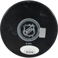 Dave Ellett Autographed/Signed Toronto Maple Leafs Logo Puck JSA 53991