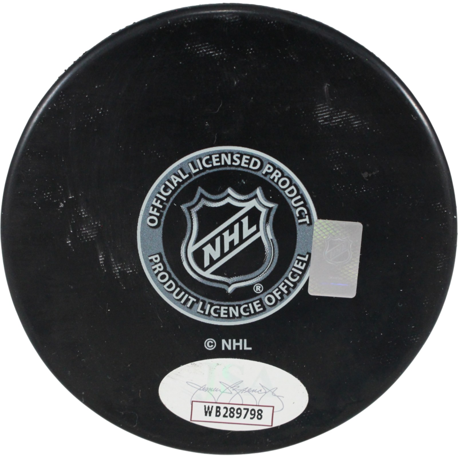 Dave Ellett Autographed/Signed Toronto Maple Leafs Logo Puck JSA 53991 2 Dave Ellett Autographed/Signed Toronto Maple Leafs Logo Puck JSA 53991