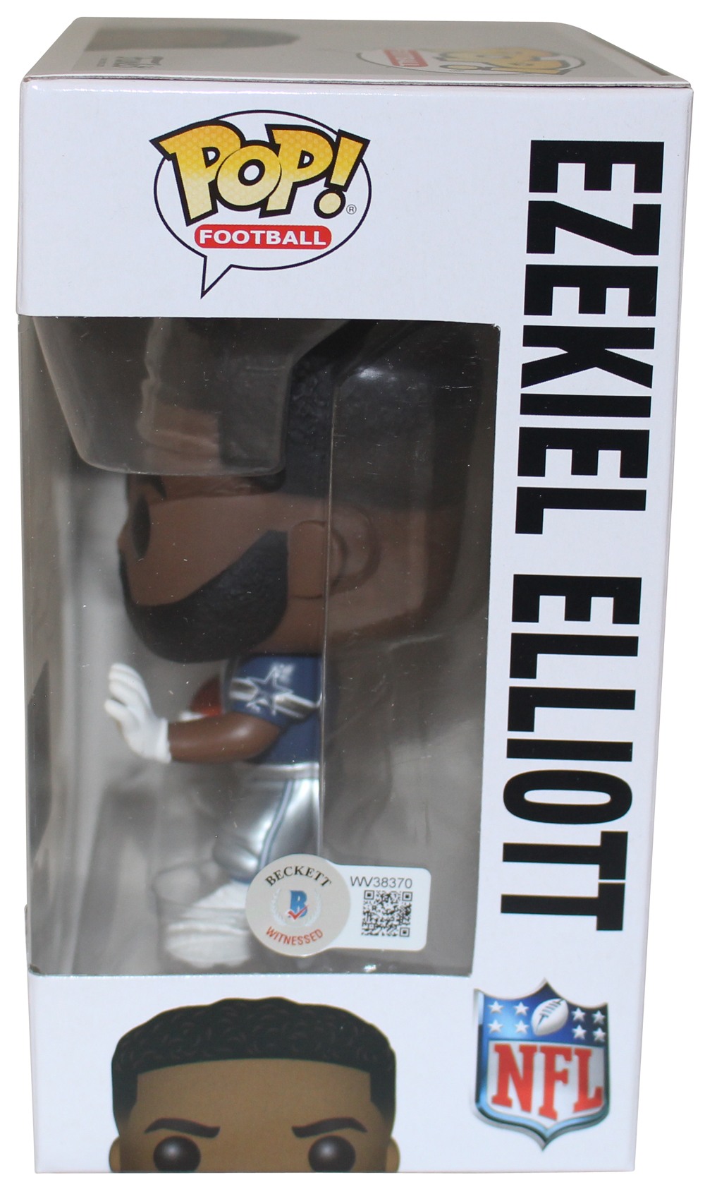 Ezekiel Elliott Autographed Dallas Cowboys NFL Funko Pop! #68 Beckett
