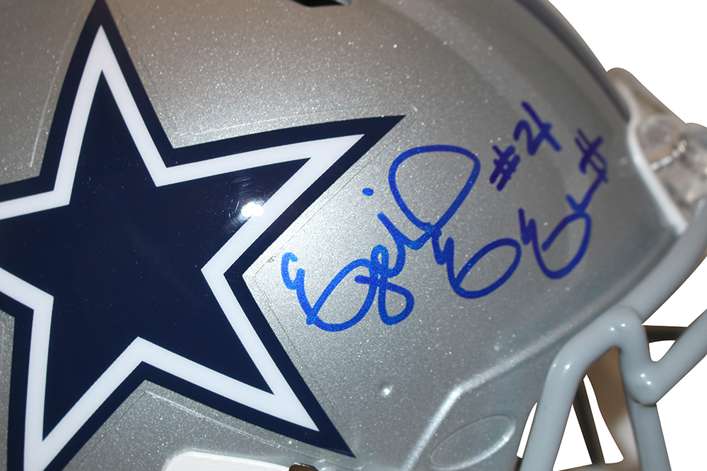 Ezekiel Elliott Signed Dallas Cowboys Authentic Speed Helmet Beckett