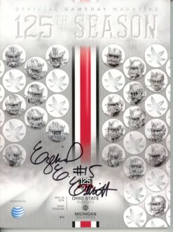 Ezekiel Elliott Signed Ohio State Buckeyes Gameday 11/29/2014 Magazine JSA 55987
